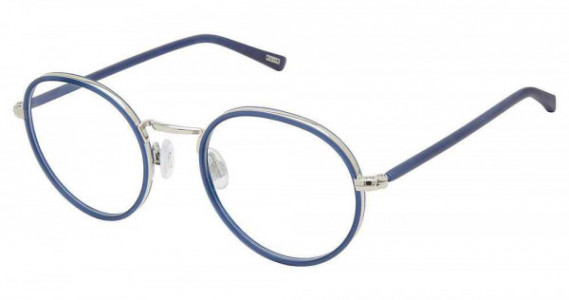 KLiiK Denmark K-696 Eyeglasses, M201-BLUE SILVER