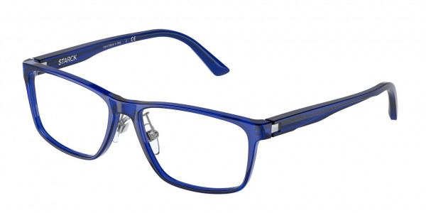 Starck Eyes SH3077 Eyeglasses, 0005 BLU (BLUE)