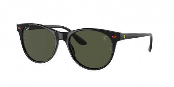 Ray-Ban RB2202M Sunglasses, F60131 BLACK GREEN (BLACK)