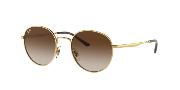 Ray-Ban RB3681 Sunglasses, 001/13 ARISTA GRADIENT BROWN (GOLD)
