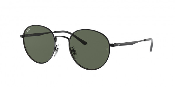 Ray-Ban RB3681 Sunglasses, 002/71 BLACK DARK GREEN (BLACK)