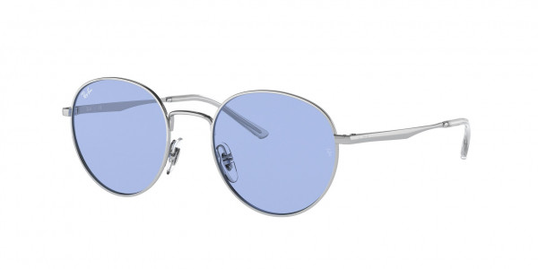 Ray-Ban RB3681 Sunglasses, 003/80 SILVER BLUE (SILVER)