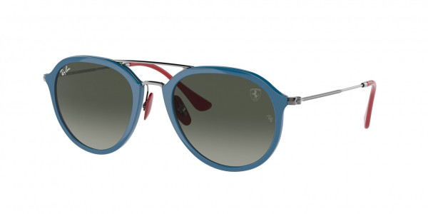Ray-Ban RB4369M Sunglasses, F66971 VALLARTA BLUE GREY GRADIENT (BLUE)