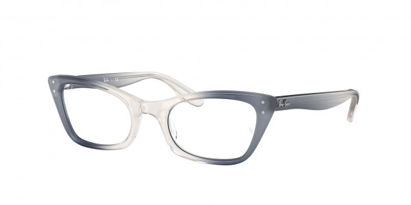 Ray-Ban Optical RX5499 LADY BURBANK Eyeglasses, 8147 LADY BURBANK TRANSPARENT BLUE (BLUE)