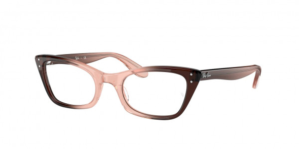Ray-Ban Optical RX5499 LADY BURBANK Eyeglasses, 8148 LADY BURBANK TRANSPARENT PINK (PINK)