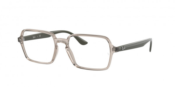 Ray-Ban Optical RX7198 Eyeglasses, 8141 TRANSPARENT BEIGE (BROWN)