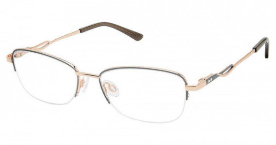 SuperFlex SF-597 Eyeglasses, S203-GREY ROSE GOLD