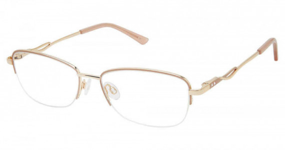 SuperFlex SF-597 Eyeglasses, S209-BLUSH GOLD