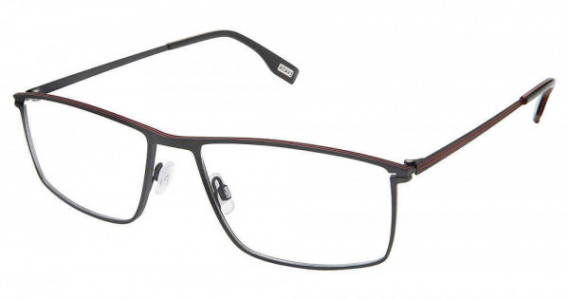 Evatik E-9226 Eyeglasses, M203-CHARCOAL RED
