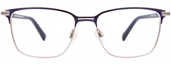 EasyClip EC592 Eyeglasses, 050 - Blue & Steel/Matt Blue