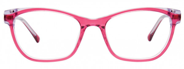 EasyClip EC582 Eyeglasses, 080 - Strawberry & Crystal Lilac