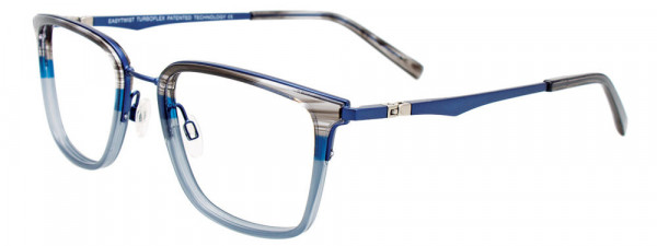 EasyTwist ET9006 Eyeglasses, 050 - Strip Gry & Blue & Gry Bl/Bl