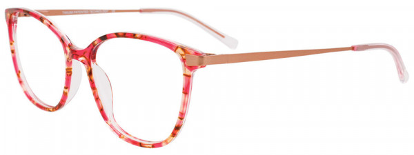 Takumi TK1182 Eyeglasses, 030 - Multi Pnk&Yel&Brn/Sat Pnk Gld