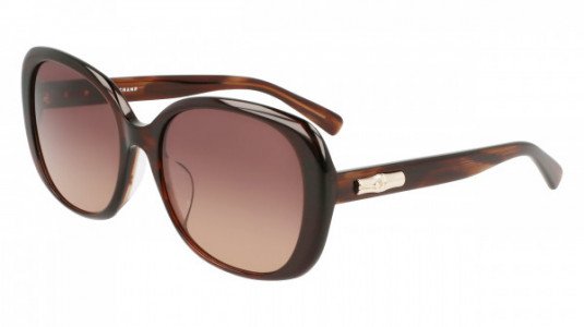 Longchamp LO703SA Sunglasses, (238) BROWN HORN