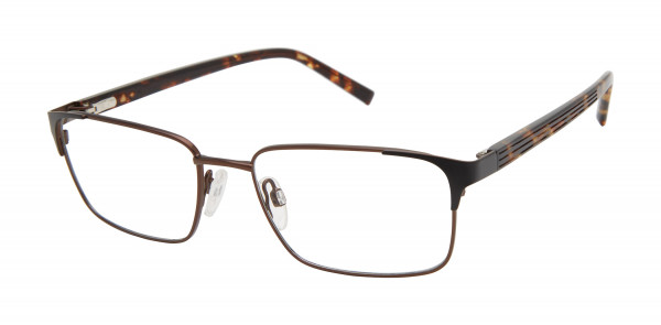 Geoffrey Beene G469 Eyeglasses, Dark Brown (DBR)