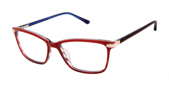L.A.M.B. LA090 Eyeglasses, Red (RED)