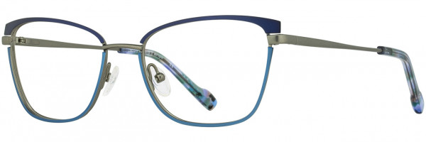 Scott Harris Scott Harris 800 Eyeglasses, 3 - Indigo / Aqua / Graphite