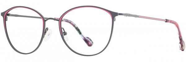 Scott Harris Scott Harris 720 Eyeglasses, 3 - Graphite / Hot Pink