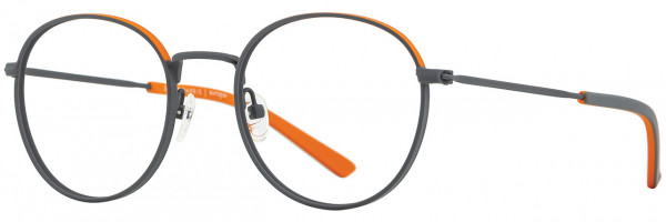 Scott Harris Scott Harris 658 Eyeglasses, Charcoal / Orange