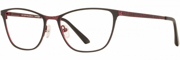 Scott Harris Scott Harris 650 Eyeglasses, 1 - Black / Garnet