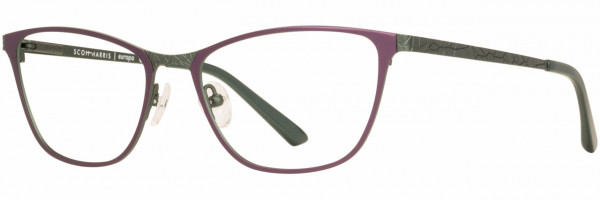 Scott Harris Scott Harris 650 Eyeglasses, 2 - Purple / Jade