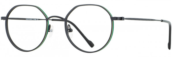 Scott Harris Scott Harris 708 Eyeglasses, 3 - Black / Neon / Kelly