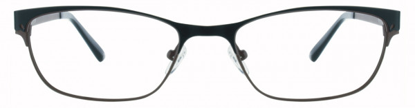 Cote D'Azur CDA Boutique 204 Eyeglasses, Black/Chocolate