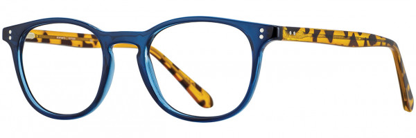 Elements Elements 356 Eyeglasses, 1 - Blue / Amber Demi