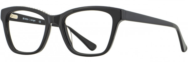 Cinzia Designs Cinzia Ophthalmic 5110 Eyeglasses, 1 - Black / Crystal