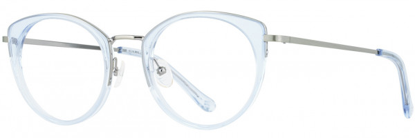Cinzia Designs Cinzia Ophthalmic 5122 Eyeglasses, 3 - Ice Blue / Gunmetal