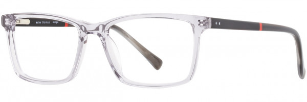 Adin Thomas Adin Thomas 472 Eyeglasses, 1 - Silver / Black / Red