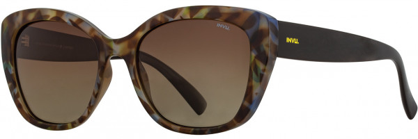 INVU INVU Sunwear 247 Sunglasses, Cocoa - Blue