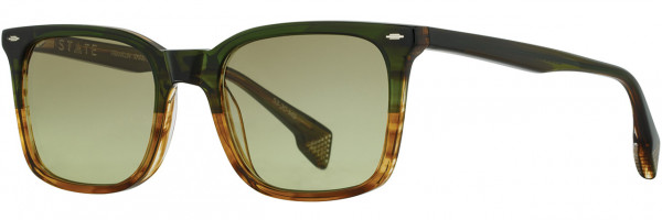STATE Optical Co Franklin Sunglasses, Khaki Sienna