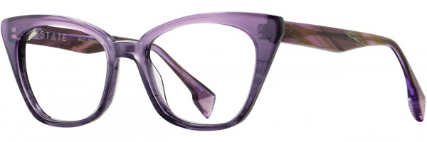 STATE Optical Co Maud Eyeglasses, Iris Amethyst