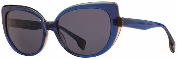 STATE Optical Co Lill Sunwear Sunglasses, Indigo Coral