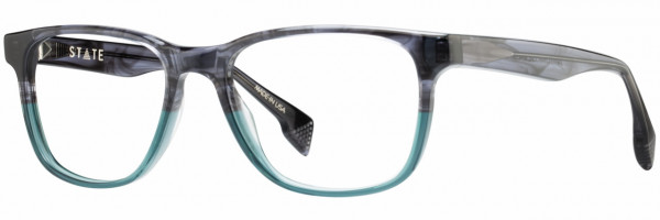 STATE Optical Co Jarvis Eyeglasses, Charcoal Teal