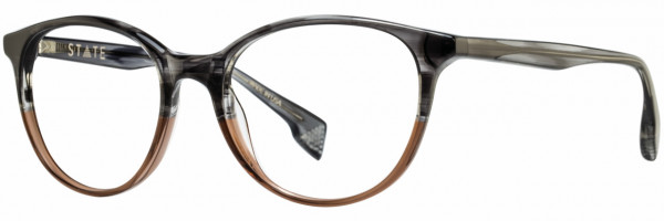 STATE Optical Co Wells Eyeglasses, Charcoal Sepia