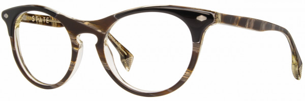STATE Optical Co Augusta Eyeglasses, Black Java