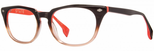 STATE Optical Co Morgan Eyeglasses, Chestnut Coral