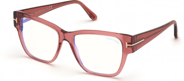 Tom Ford FT5745-B Eyeglasses, 072 - Shiny Light Pink / Shiny Light Pink