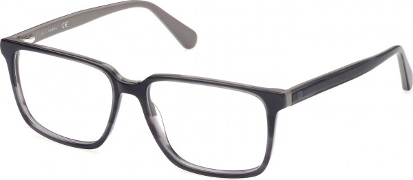 Guess GU50047 Eyeglasses, 020 - Black/Monocolor / Black/Monocolor