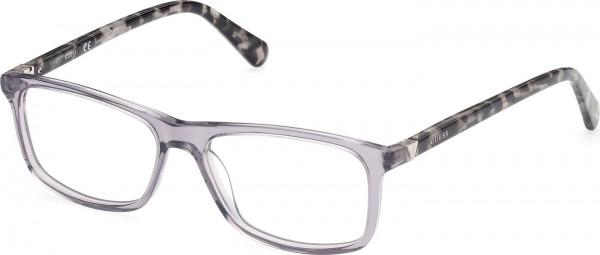 Guess GU50054 Eyeglasses, 020 - Shiny Grey / Havana/Pearl