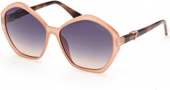 Guess GU7813 Sunglasses, 72W - Shiny Pink / Gradient Blue
