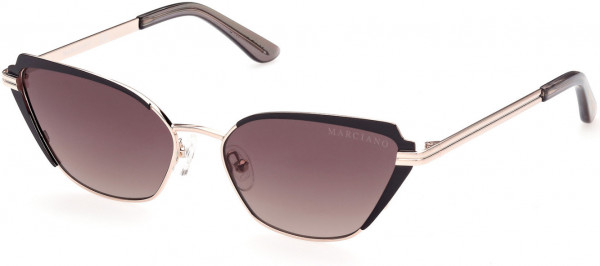 GUESS by Marciano GM0818 Sunglasses, 32F - Gold / Gradient Brown