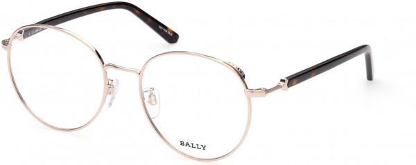 Bally BY5046-H Eyeglasses, 028 - Shiny Rose Gold