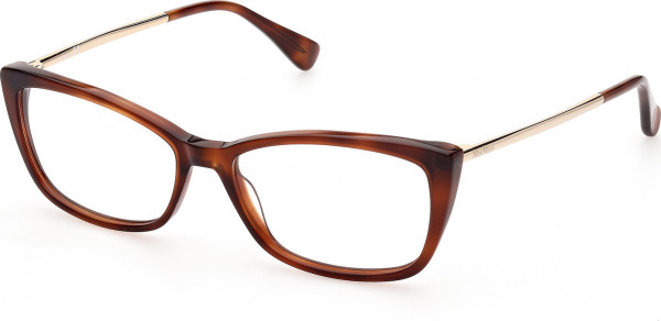 Max Mara MM5026 Eyeglasses, 53A - Blonde Havana / Shiny Rose Gold