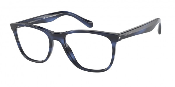 Giorgio Armani AR7211 Eyeglasses, 5901 STRIPED BLUE (BLUE)