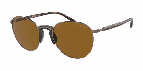 Giorgio Armani AR6129 Sunglasses, 300633 MATTE BRONZE BROWN (COPPER)