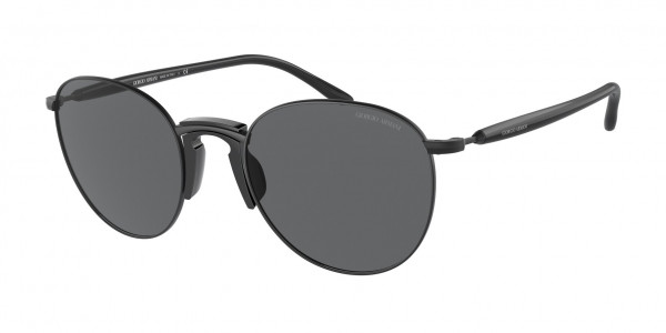 Giorgio Armani AR6129 Sunglasses, 3042B1 MATTE BLACK DARK GREY (BLACK)