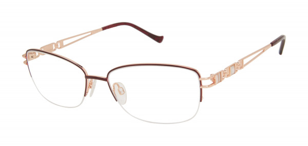 Tura R233 Eyeglasses, Burgundy (BUR)